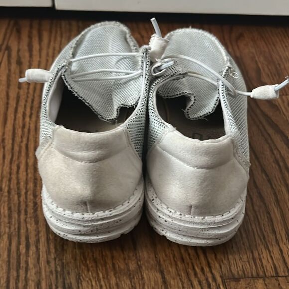 Hey Dude Wendy Sox Stone White Size 8 - Picture 4 of 6